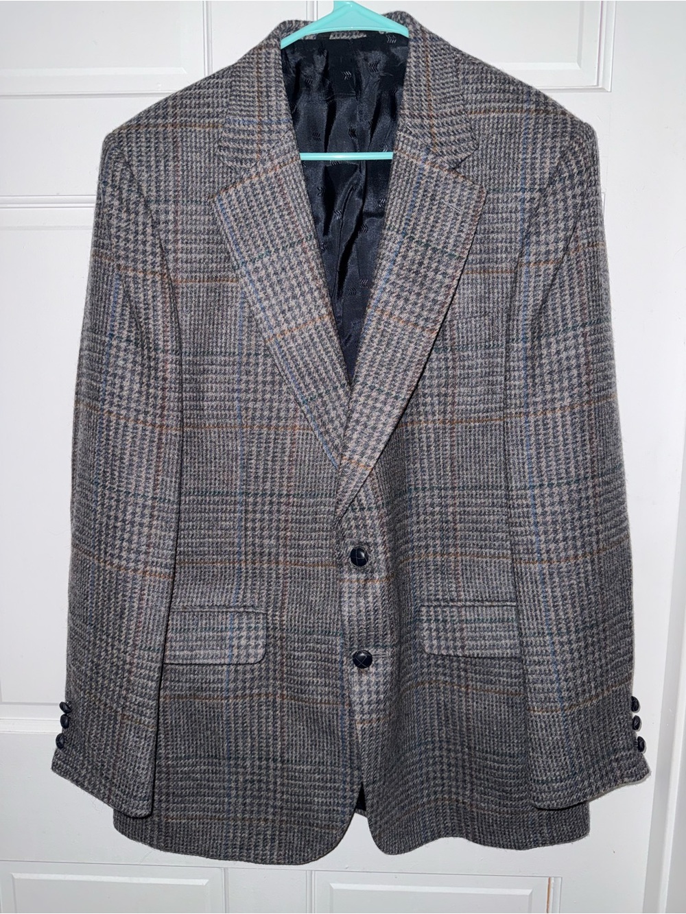 Men's Gray Glen Plaid Sport Coat - Tailored Classic